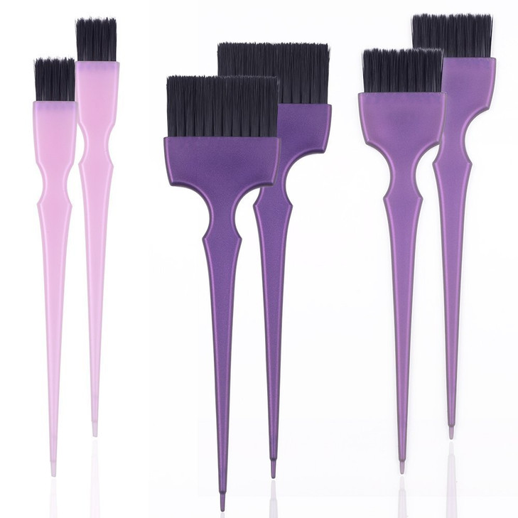 PERFEHAIR Hair Dye Coloring Brushes Kit Color Applicator Tint Brush6 Pieces