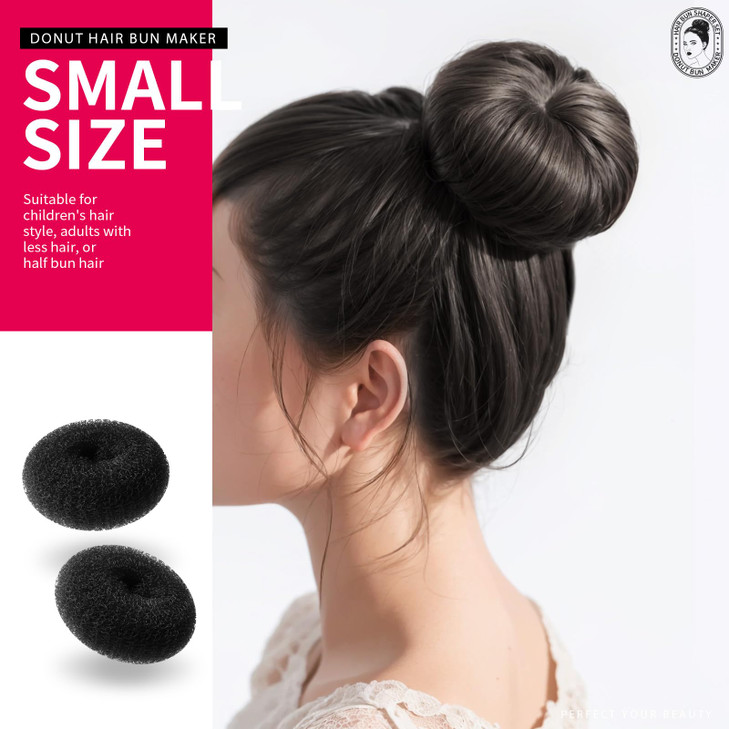 Teenitor Hair Styling Kit 5 Bands 20 Bobby Pins 7 Chignons 2 Small 2 Medium 1 Large 1 ExtraLarge Black