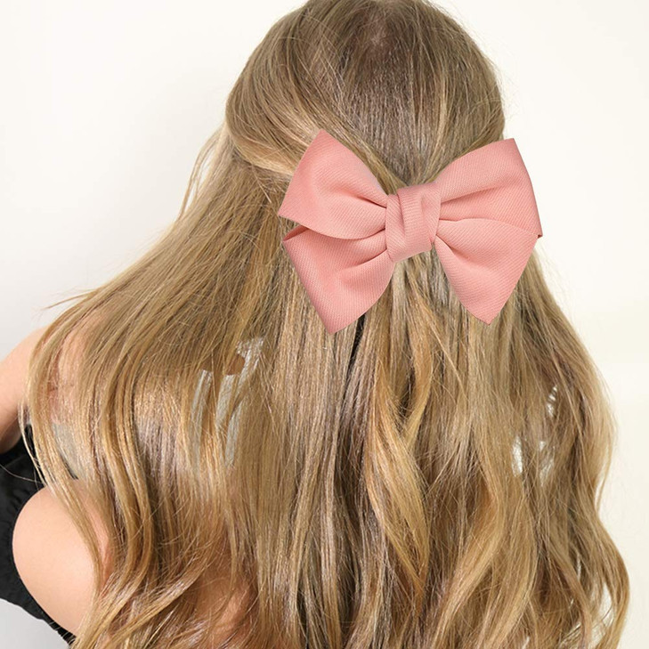 YAXAMING 2 Pcs Halloween Bow Hair Clips Bowknot Barrettes Headpiece Women Hair Pins Hairpins Hairclips Christmas Festiva