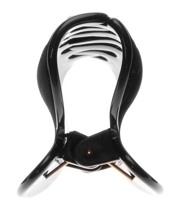 France Luxe Little Couture Claw Clip Nacro Black