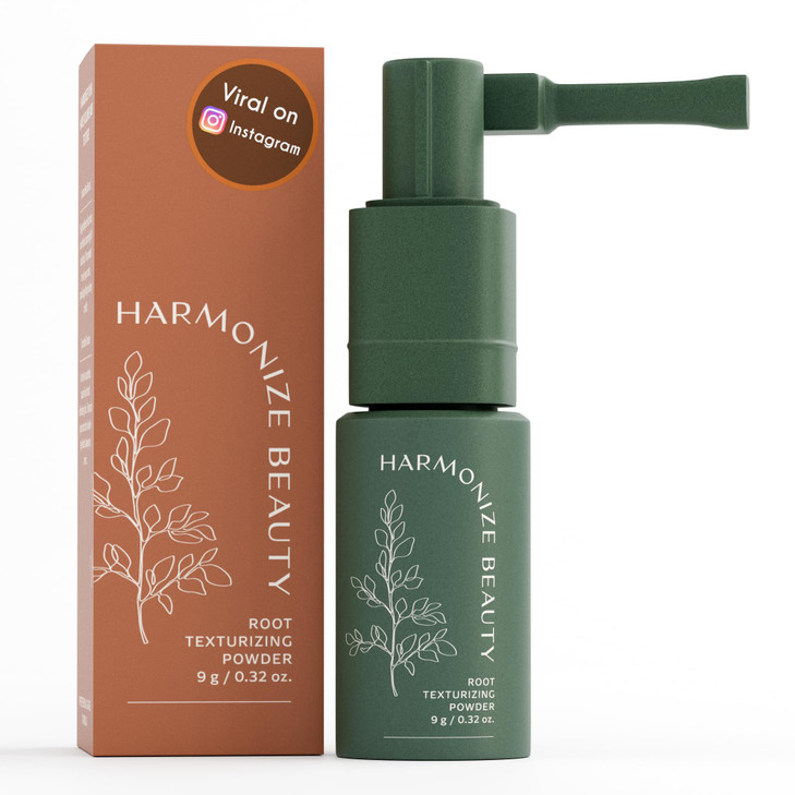 Harmonize Beauty Root Texture Powder for Women Lifts Roots Adds Volume to Hair Styling Finishing Powder Talc Free Natura