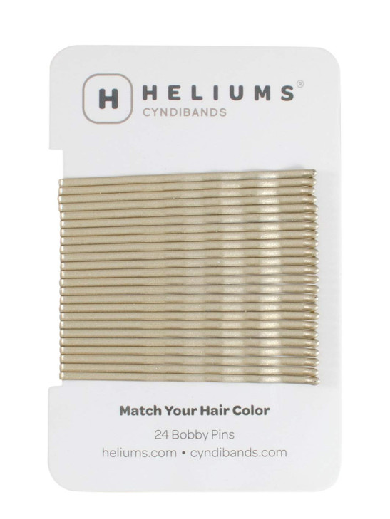 Heliums Large Bobby Pins Light Ash Blonde 25 Inch Extra Long Wavy Hair Pins 24 Pack