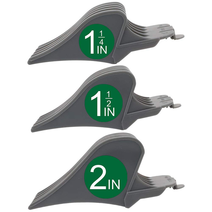 CR8GR8 Hair Clipper Guards 3 Count Includes NO10 NO12 NO16 Fits Most Wahl Clippers 15 inch 125 inch 2 inch Gray