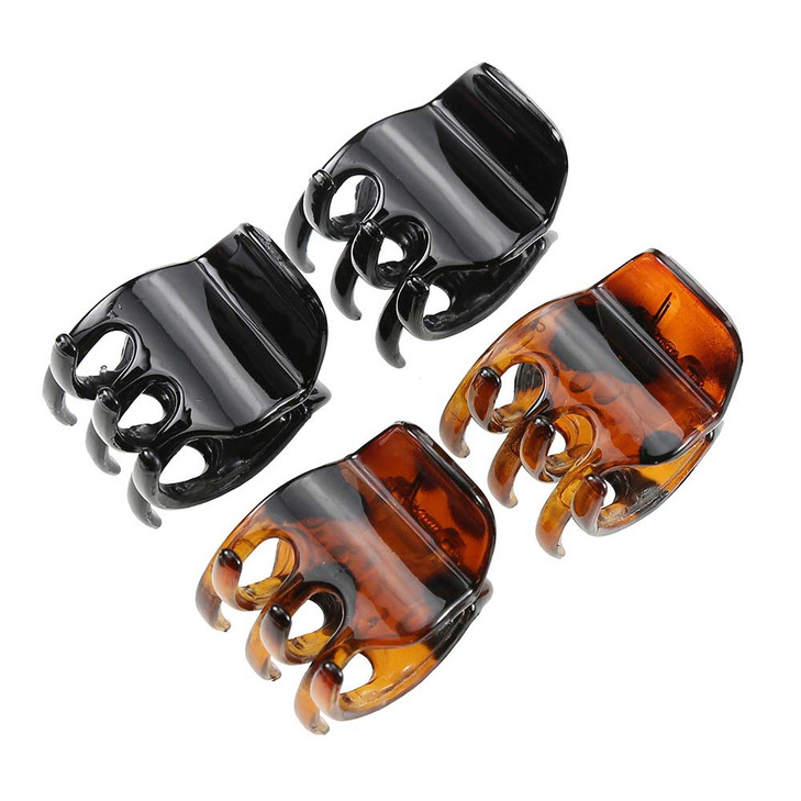 minihope Womens And Girlss Classics 4 Medium Claw Clips Great for Easily Pulling Up Your HairPefrect for All Hair Types