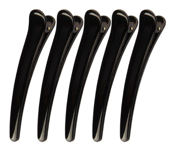 12 Pcs Black Duckbill Clips DIY Tip Mouth Clip Spring Clip Hair Clips Hair Pins Handmade Headdress Accessories for Women