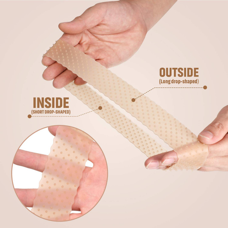 WILLBOND 2 Pcs Silicone Wig Grip Band Snatch Proof Wig Band No Slip Silicone Headband Bulk Elastic Fixed Gripper Holder