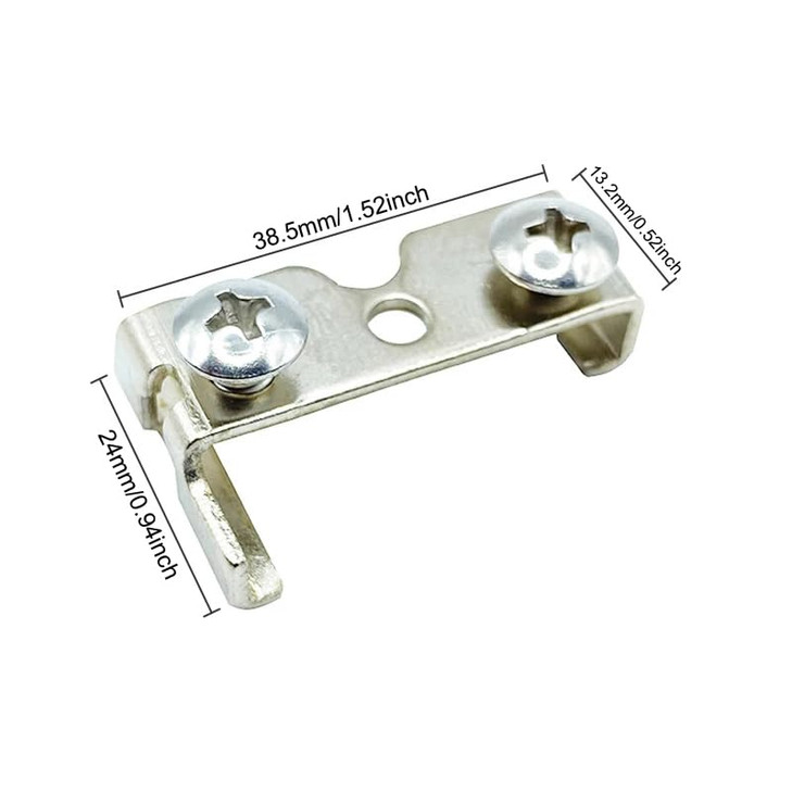 TorSor 2 Set Hair Clipper Latch Plate Adjusting Lever Base Blade Mounting Bracket with Screws for Wahl Cordless Magic Cl