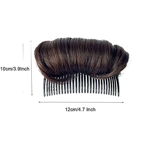 1Pcs Invisible False Hair Clip Hair Base Bump Fluffy Volume Increased Styling Accessories for Women Girls Dark Brown