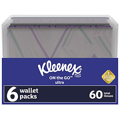 Kleenex Everyday Tissues Wallet - 6 10-count packs online at globaldelivered