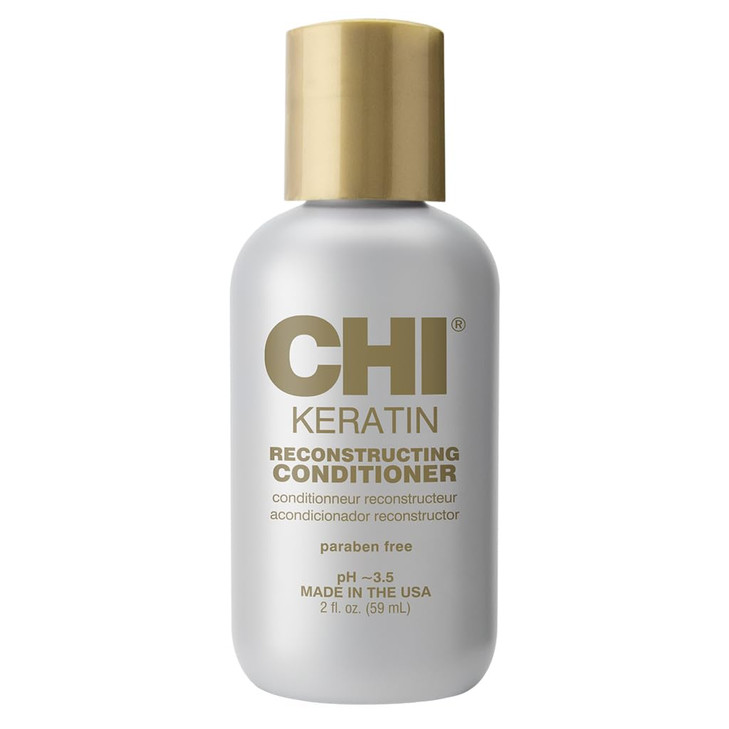 CHI Keratin Reconstructing Conditioner, Delivers Healthier Hair, Adds Shine & Helps Prevent Future Breakage, Sulfate, Paraben, & Cruelty-Free, 2 Oz online at globaldelivered
