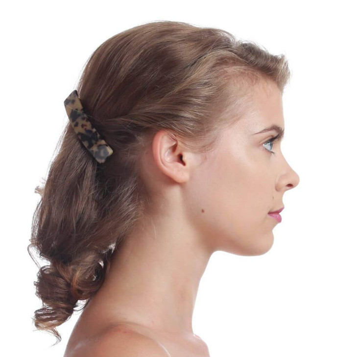 Fsmiling Hair Barrettes for Women French Hair Barrette Clip Small Acetate Hair Clips Barrette No Slip Hair Accessories 3