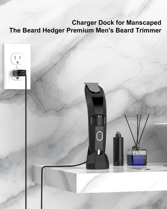 WUKUR Charging Dock for Manscaped The Beard Hedger with AC Adapter Charger Dock Only Compatible with Manscaped Premium M