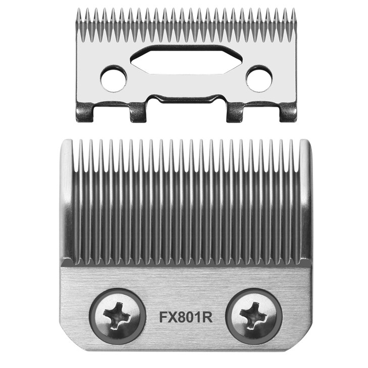 Manxrtod FX801R Replacement Blades Compatible with FX870FXF880FX810FX825FX673N Clippers DLC Replacement Taper Blades for