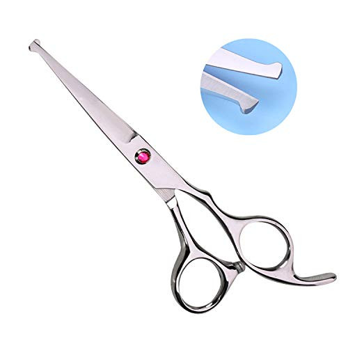 Kids Hair Cutting Scissors Set Professional 65 inch Saftey Round Head Hair cut Scissors Kit with Cutting Thinning Scisso