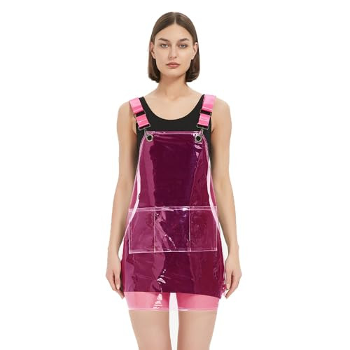MIKI WELL Hair Stylis Apron for Salon Barber Crossback Hairdresser Waterproof Work Apron With 3 Pockets 228 W 255 LPinkp