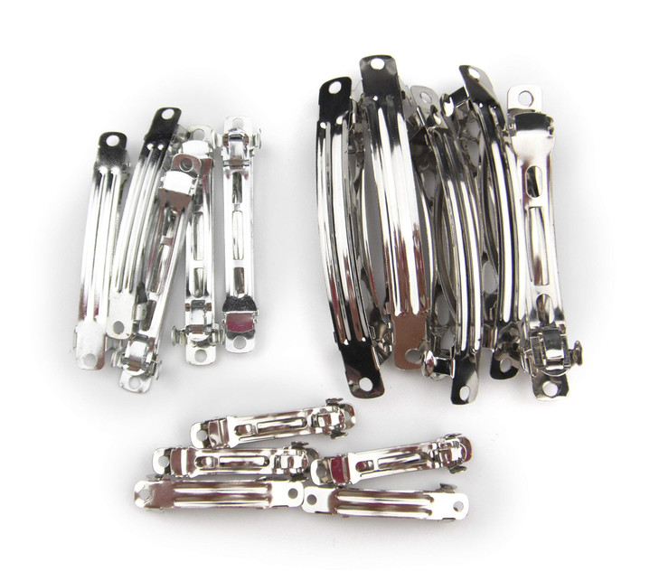 DIY Hair Clip Kit 15pcs Assorted Size French Style Barrette Hair Clip 40mm 60mm 80mm