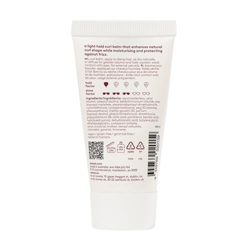 EVO Liquid Rollers Curl Defining Balm for Wavy Coily Curly Textured Hair LeaveIn Hair Moisturizer Frizz Control 1 fl oz