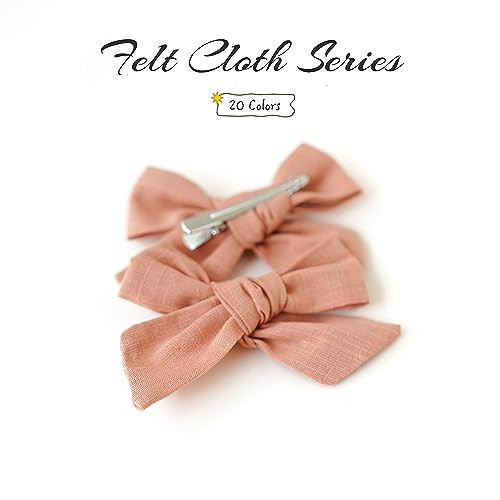 Prohouse 40 PCS Baby Girl Hair Clips Alligator Hair Bows for Toddlers Kids Baby Hair Accessories