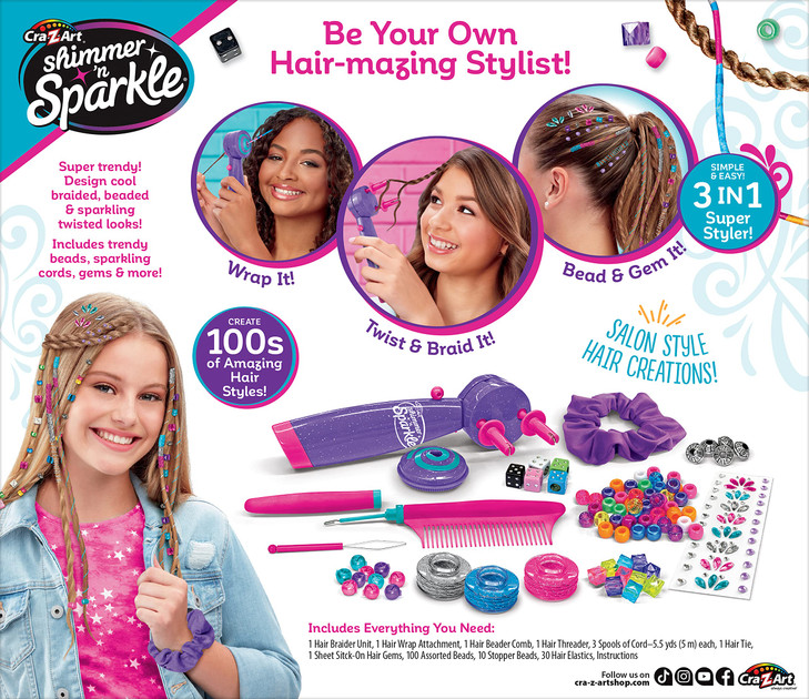 Shimmer n Sparkle Braid Bead and Twist Deluxe Hair Designer