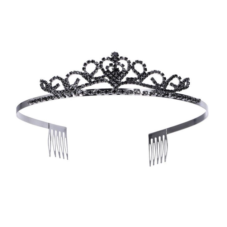 Bridal Tiara Wedding Bridal Crown Rhinestone Hair Barrettes