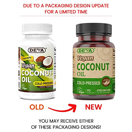 Deva Vegan Virgin Coconut Oil - 500 mg 90 Vcap online at globaldelivered