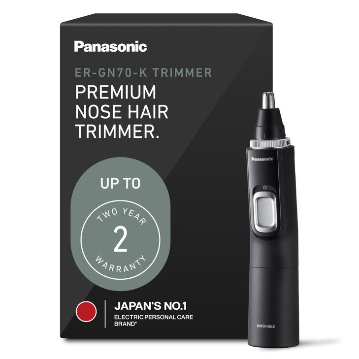 Panasonic Ear and Nose Hair Trimmer for Men with Vacuum Cleaning System Powerful Motor and DualEdge Blades for Smoother