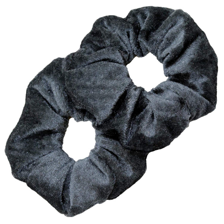 Kenz Laurenz Velvet Scrunchies Pack 2 Hair Elastics for Women Ponytail Holders Hair Accessories and Elastic Hair Bands G