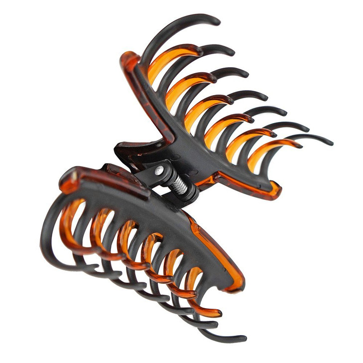 Revlon Strong Hold Hair Claw Clips BrownBlack 2 Count Pack of 1