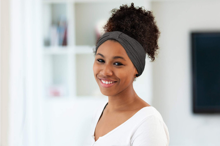 Winitas Makeup Headband for Black Women Cotton Hair Wrap Satin