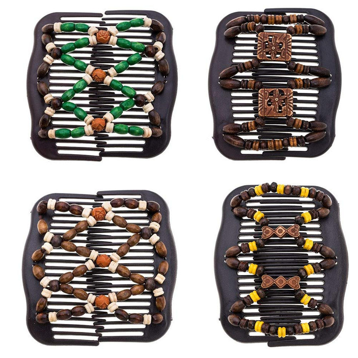 LOVEF Thick Hair Clip Combs for Girls Best Bun Maker Accessories for Women Easy Updo Holds Long and Short Hair Waterproo