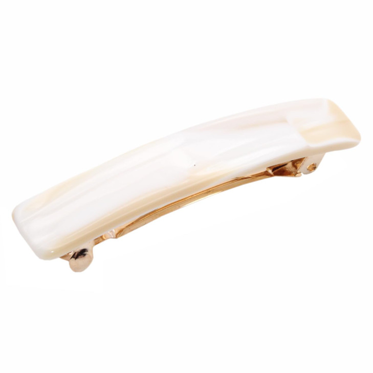 French Amie Small 2 14 inch Celluloid Handmade Hair Barrette No Slip Grip Durable Styling Women Hair Accessories Hair Cl