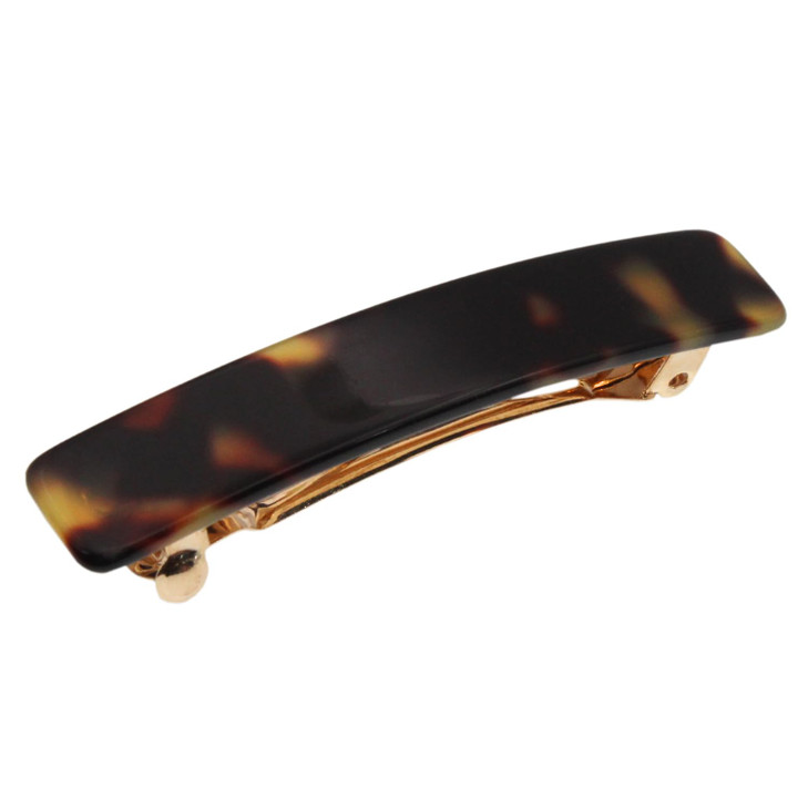French Amie Small 2 14 inch Celluloid Handmade Hair Barrette No Slip Grip Durable Styling Women Hair Accessories Hair Cl