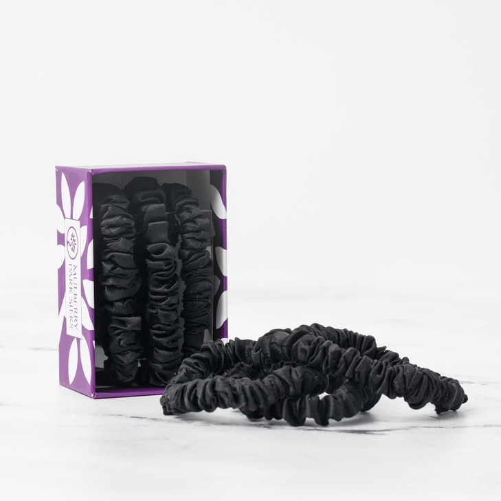 Mulberry Park Silks 100 Pure Silk Scrunchies 3 Pack Prevents Frizz Reduces Breakage Gentle On All Hair Types Hair Access