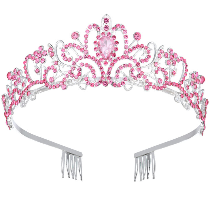 Sparkling Crystal Princess Tiaras for Women Crown Queen Fashion Headband for Wedding Birthday Bride Bridal Prom Party Va