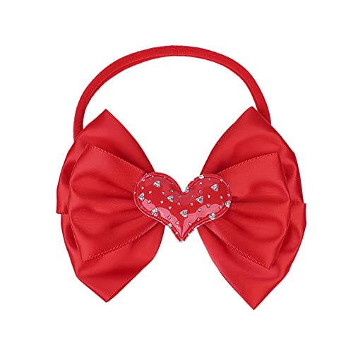 LDDCX Red Headband Bow Baby Girls Band Bowknot rose Heartshaped headband 131 A
