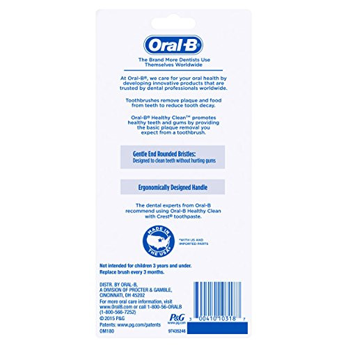 Oral-B Healthy Clean 40 Soft Toothbrush 3 Count online at globaldelivered