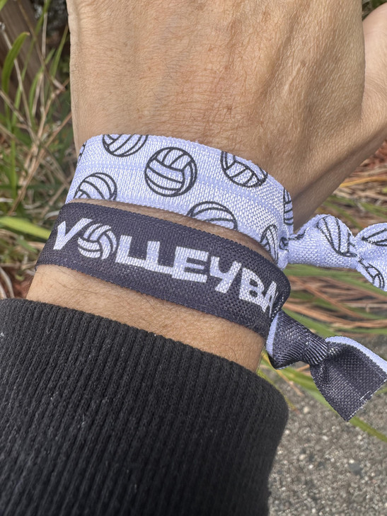 Volleyball Hair Ties Volleyball Hair Ties 5pk Hair Accessories for Girls No Crease Ribbon Hair Elastics Set for Player a