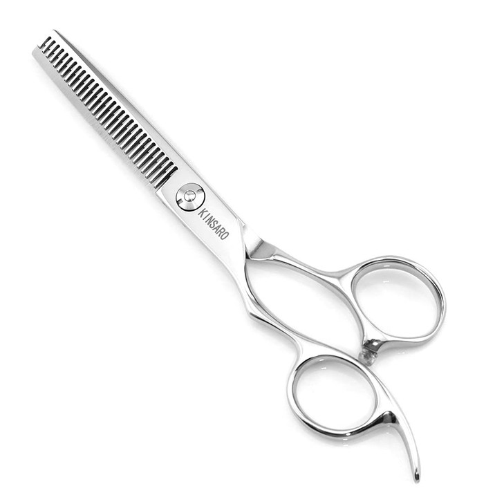 Hair Scissors left hand Thinning Scissors 6 Inch Barber Left hand Hair Thinning Shears Lefty Barber Shears KINSARO for H