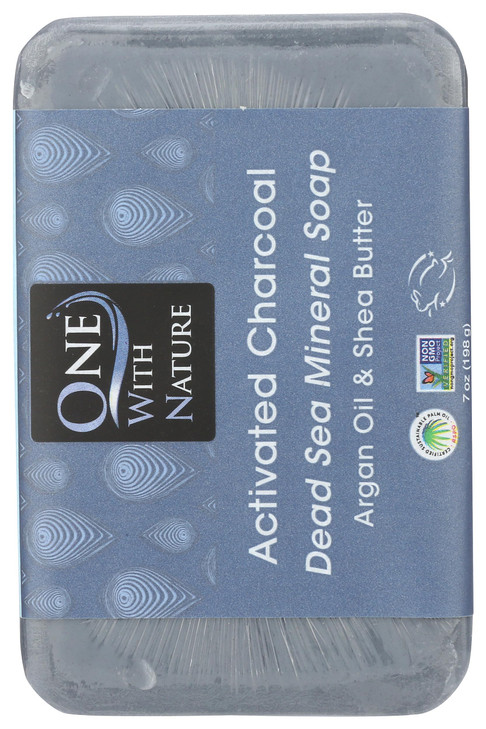 One With Nature Soap Bar Activated Charcoal, 7 Oz online at globaldelivered