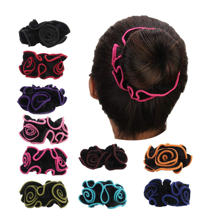 LOVEF 10 Pcs Premium Korean Velvet Scrunchies Bands Ties and Ropes for Women or Girls Hair Accessories