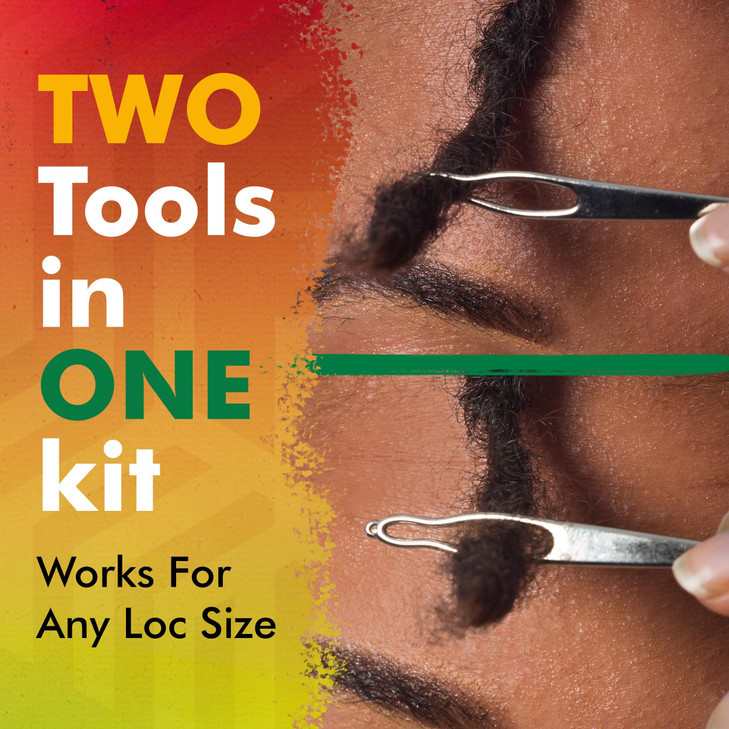 Interlocking Tools for Locs Sisterlock and Dreadlocks Starter Kit Tightening Accessories with Locking Needle for Small M
