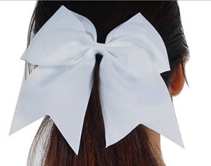 Kenz Laurenz Cheer Bows Black Cheerleading Softball Gifts for Girls and Women Team Bow with Ponytail Holder Complete you
