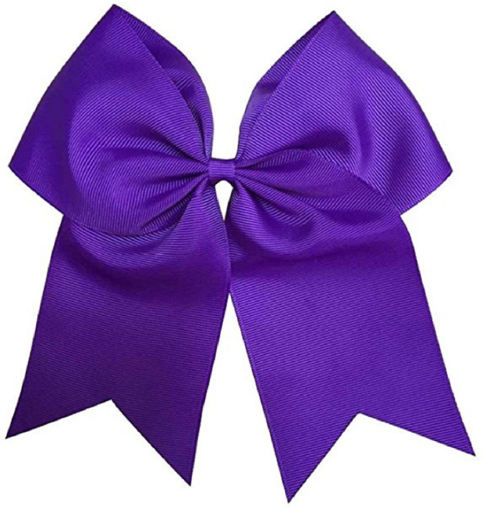 Kenz Laurenz Cheer Bows Cheerleading Softball Gifts Team Bow with Ponytail Holder Complete your Cheerleader Uniform Stro