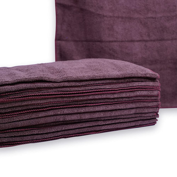 Huini 12 Pcs Microfiber Hair Drying Towels 14 30 Inches Brown