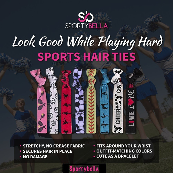 Infinity Collection Hair Ties Girls Hair Accessories Elastics for Dance Recitals