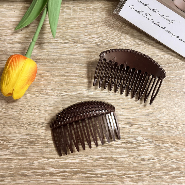Hair Base Sponge Invisible Clip Comb Volume Tool False Hair Pads Styling Insert Hair Extensions Accessories Brown AE Bro