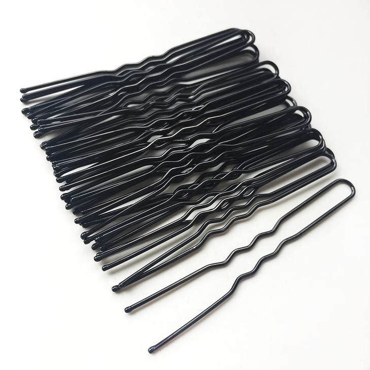 RN BEAUTY 200 Count Bobby Pins With Tin Case 276inch7cm Safe Rounder Tips Stainless Steel Strong Grip Hairpins Bob Pins