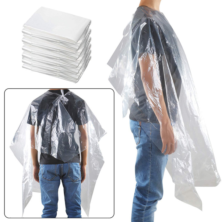 Disposable Capes Hair Cutting Cape 100 Pieces Disposable Capes Hair SalonCapes for Hair StylistPlus Size Salon Cape for