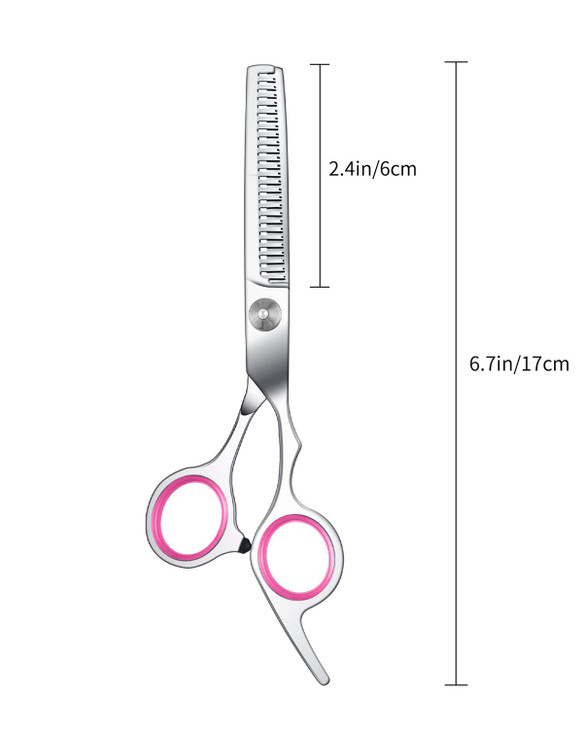 Thinning Shears for Hair Cutting Thinning Scissors 67In Stainless Steel Hair Cutting Scissors Professional Haircut Trimm