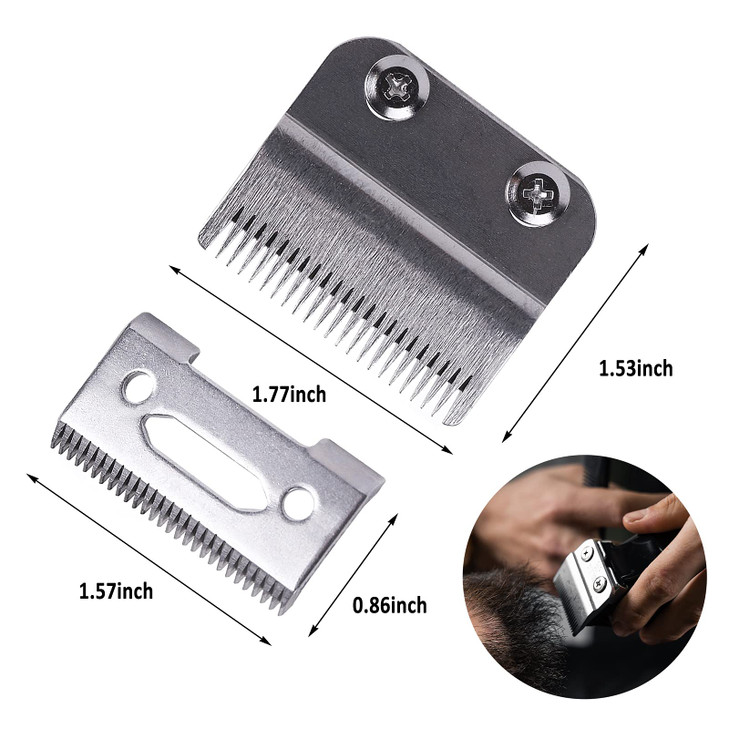 Professional Adjustable Clippers Blades Carbon Steel Hair Clipper Replacement Blade for Wahl 8148 Wahl Senior cordless C